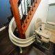 Newly installed stairlift